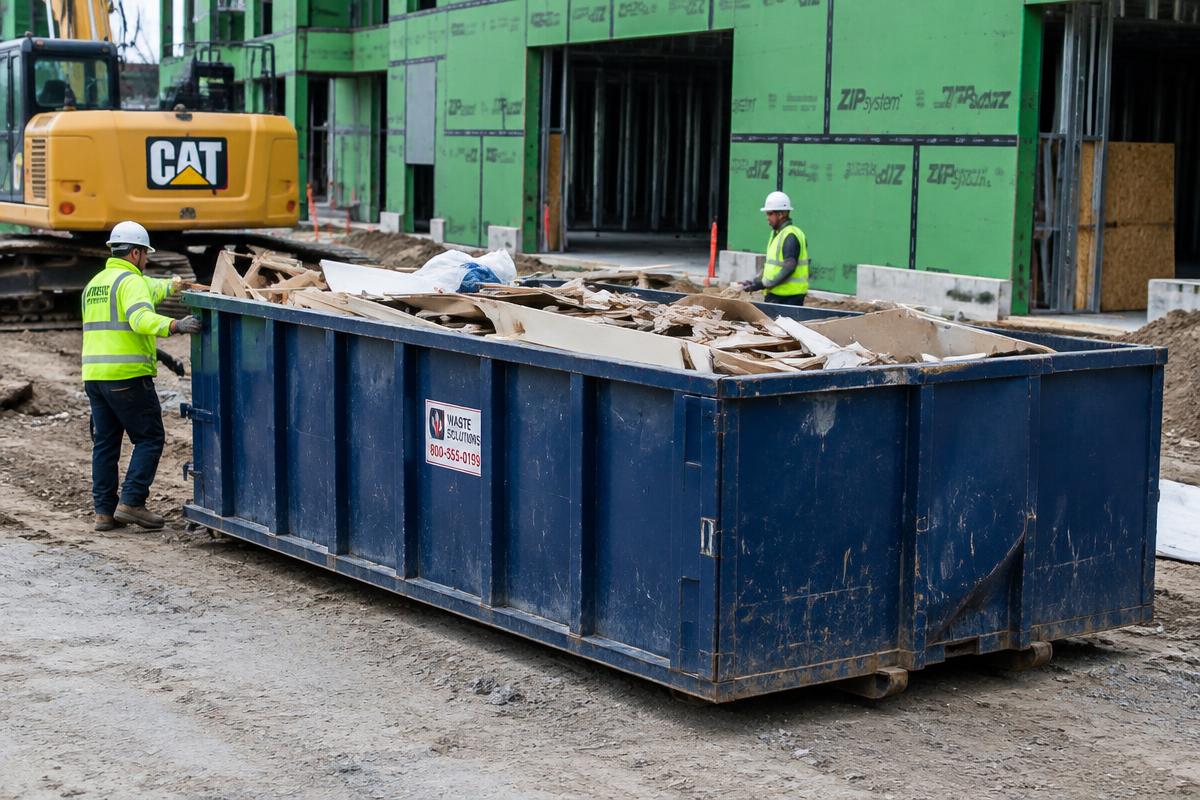 Construction Dumpster Rental dumpster in Zephyrhills FL